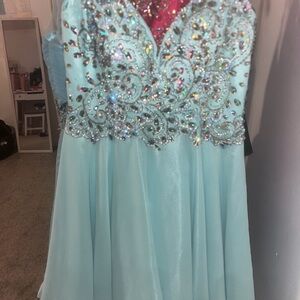 Seafoam Homecoming Dress